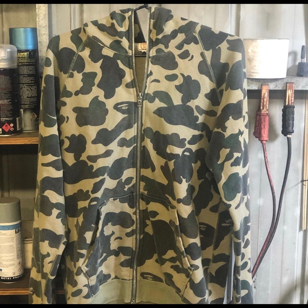 Bape Zip Up Hoodie
